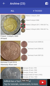 تحميل Coinoscope: Coin identifier الكتب والمراجع لنظام أندرويد لقطة شاشة 3