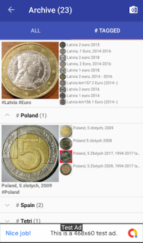 تحميل Coinoscope: Coin identifier الكتب والمراجع لنظام أندرويد لقطة شاشة 5