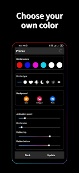 تحميل Border Screen RGB Color Light إضفاء الطابع الشخصي لنظام أندرويد لقطة شاشة 6