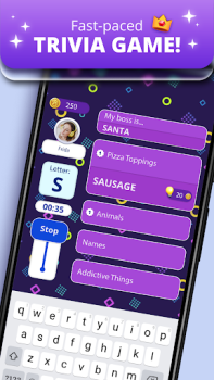 تحميل Stop 2 - Word Trivia Game ألعاب الكلمات لنظام أندرويد لقطة شاشة 2