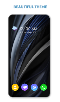 تحميل IPHONE 15 Pro Max Theme إضفاء الطابع الشخصي لنظام أندرويد لقطة شاشة 3