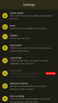 تحميل Java Launcher إضفاء الطابع الشخصي لنظام أندرويد لقطة شاشة 6