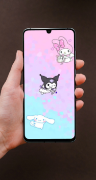 تحميل Kuromi Wallpapers إضفاء الطابع الشخصي لنظام أندرويد لقطة شاشة 5