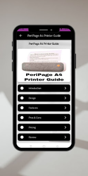 تحميل PeriPage-A4-Printer-Guide عمل لنظام أندرويد لقطة شاشة 3
