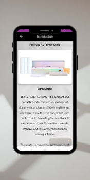 تحميل PeriPage-A4-Printer-Guide عمل لنظام أندرويد لقطة شاشة 4