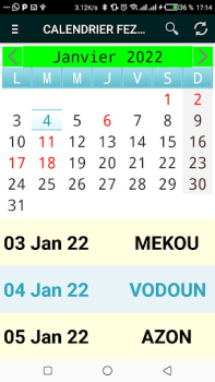 تحميل CALENDRIER FEZAN 2024 أدوات لنظام أندرويد لقطة شاشة 4