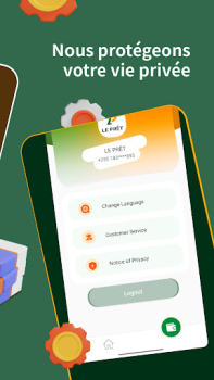 تحميل Le Prêt–Prêt d’Argent Mobile المالية لنظام أندرويد لقطة شاشة 5