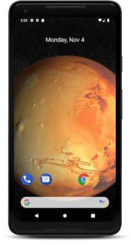 تحميل Mars 3D live wallpaper إضفاء الطابع الشخصي لنظام أندرويد لقطة شاشة 2