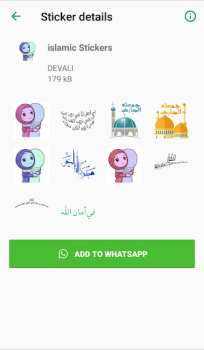تحميل Islamic stickers for whatsapp الاجتماعية لنظام أندرويد لقطة شاشة 2