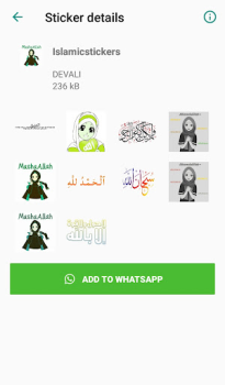 تحميل Islamic stickers for whatsapp الاجتماعية لنظام أندرويد لقطة شاشة 5