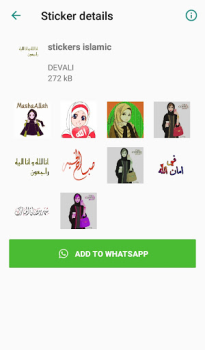 تحميل Islamic stickers for whatsapp الاجتماعية لنظام أندرويد لقطة شاشة 7
