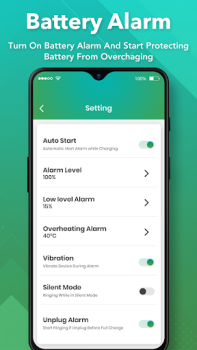 تحميل Battery Alarm أدوات لنظام أندرويد لقطة شاشة 3