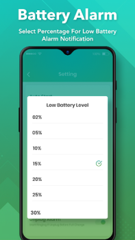 تحميل Battery Alarm أدوات لنظام أندرويد لقطة شاشة 4