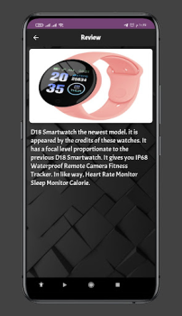 تحميل D18 Smart Watch guide أدوات لنظام أندرويد لقطة شاشة 4