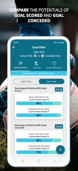 تحميل Goal Filter - Football Stats رياضة لنظام أندرويد لقطة شاشة 2
