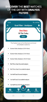 تحميل Goal Filter - Football Stats رياضة لنظام أندرويد لقطة شاشة 6