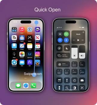 تحميل Control Center iOS 16 أدوات لنظام أندرويد لقطة شاشة 2