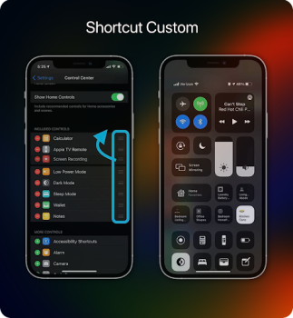 تحميل Control Center iOS 16 أدوات لنظام أندرويد لقطة شاشة 4