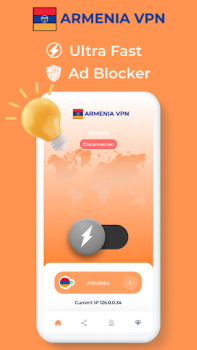 تحميل Armenia VPN - Private Proxy أدوات لنظام أندرويد لقطة شاشة 2