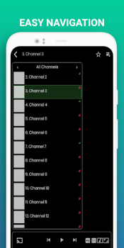 تحميل 3In1 IPTV - M3U Play Edit Test مشغلات الفيديو والمحررين لنظام أندرويد لقطة شاشة 3