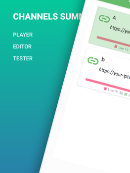 تحميل 3In1 IPTV - M3U Play Edit Test مشغلات الفيديو والمحررين لنظام أندرويد لقطة شاشة 5