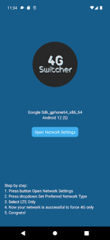تحميل 4G/5G Switcher - Force أدوات لنظام أندرويد لقطة شاشة 2