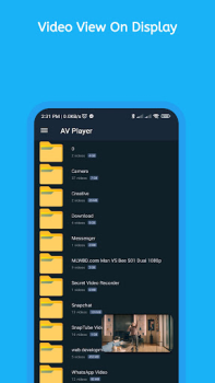 تحميل AV Player مشغلات الفيديو والمحررين لنظام أندرويد لقطة شاشة 4