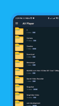 تحميل AV Player مشغلات الفيديو والمحررين لنظام أندرويد لقطة شاشة 5