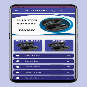 تحميل M10 TWS earbuds smart help أدوات لنظام أندرويد لقطة شاشة 4