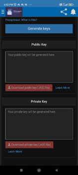 تحميل Pgp Encrypter أدوات لنظام أندرويد لقطة شاشة 2