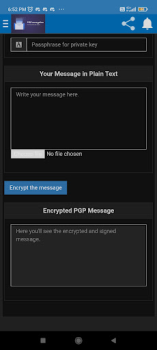 تحميل Pgp Encrypter أدوات لنظام أندرويد لقطة شاشة 3