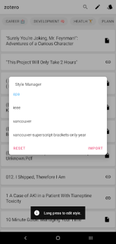 تحميل BibTex Manager عمل لنظام أندرويد لقطة شاشة 3