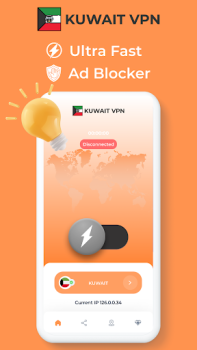 تحميل Kuwait VPN - Private Proxy أدوات لنظام أندرويد لقطة شاشة 2