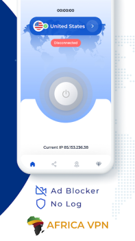 تحميل Africa VPN - Get Africa IP أدوات لنظام أندرويد لقطة شاشة 2