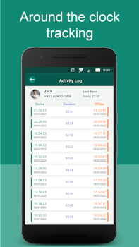 تحميل Last Seen Online Tracker أدوات لنظام أندرويد لقطة شاشة 3