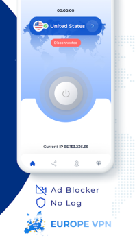 تحميل Europe VPN - Get Europe IP أدوات لنظام أندرويد لقطة شاشة 2