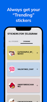 تحميل Stickers For Telegram أدوات لنظام أندرويد لقطة شاشة 2