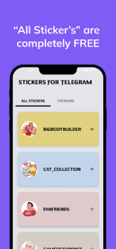 تحميل Stickers For Telegram أدوات لنظام أندرويد لقطة شاشة 3