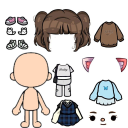 تحميل  Toca Boca Paper Doll Ideas
