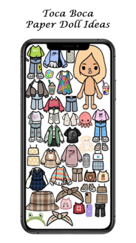 تحميل Toca Boca Paper Doll Ideas إضفاء الطابع الشخصي لنظام أندرويد لقطة شاشة 2