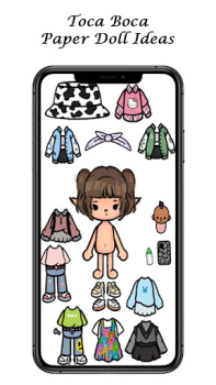 تحميل Toca Boca Paper Doll Ideas إضفاء الطابع الشخصي لنظام أندرويد لقطة شاشة 3