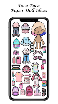 تحميل Toca Boca Paper Doll Ideas إضفاء الطابع الشخصي لنظام أندرويد لقطة شاشة 4