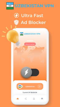 تحميل Uzbekistan VPN - Private Proxy أدوات لنظام أندرويد لقطة شاشة 2