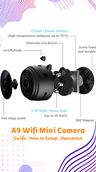 تحميل A9 Wifi Mini Camera App Guide أدوات لنظام أندرويد لقطة شاشة 4