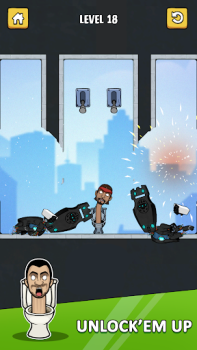 تحميل Head Monster: Move Survival ألعاب عارضة لنظام أندرويد لقطة شاشة 5