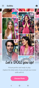 تحميل DollMe - Selfie generator صورة فوتوغرافية لنظام أندرويد لقطة شاشة 5