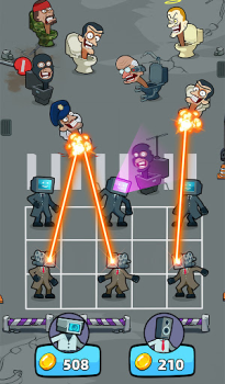 تحميل Merge War: Monster vs Cyberman ممر لنظام أندرويد لقطة شاشة 5