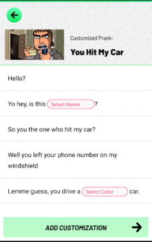 تحميل PRANK DIAL - Prank Call App وسائل الترفيه لنظام أندرويد لقطة شاشة 4