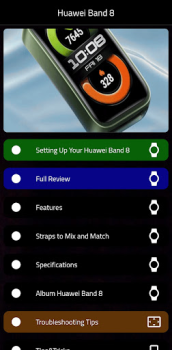 تحميل Huawei Band 8 Instructions أدوات لنظام أندرويد لقطة شاشة 2