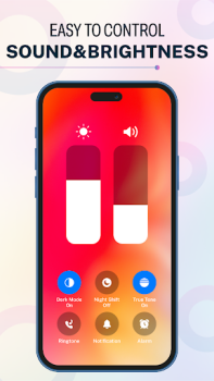 تحميل iOS 17 - Control Center App إضفاء الطابع الشخصي لنظام أندرويد لقطة شاشة 4